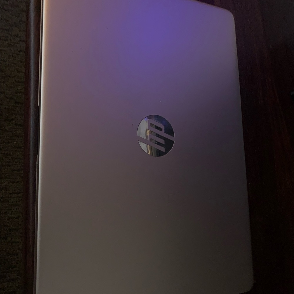 HP Sleek Silver Laptop